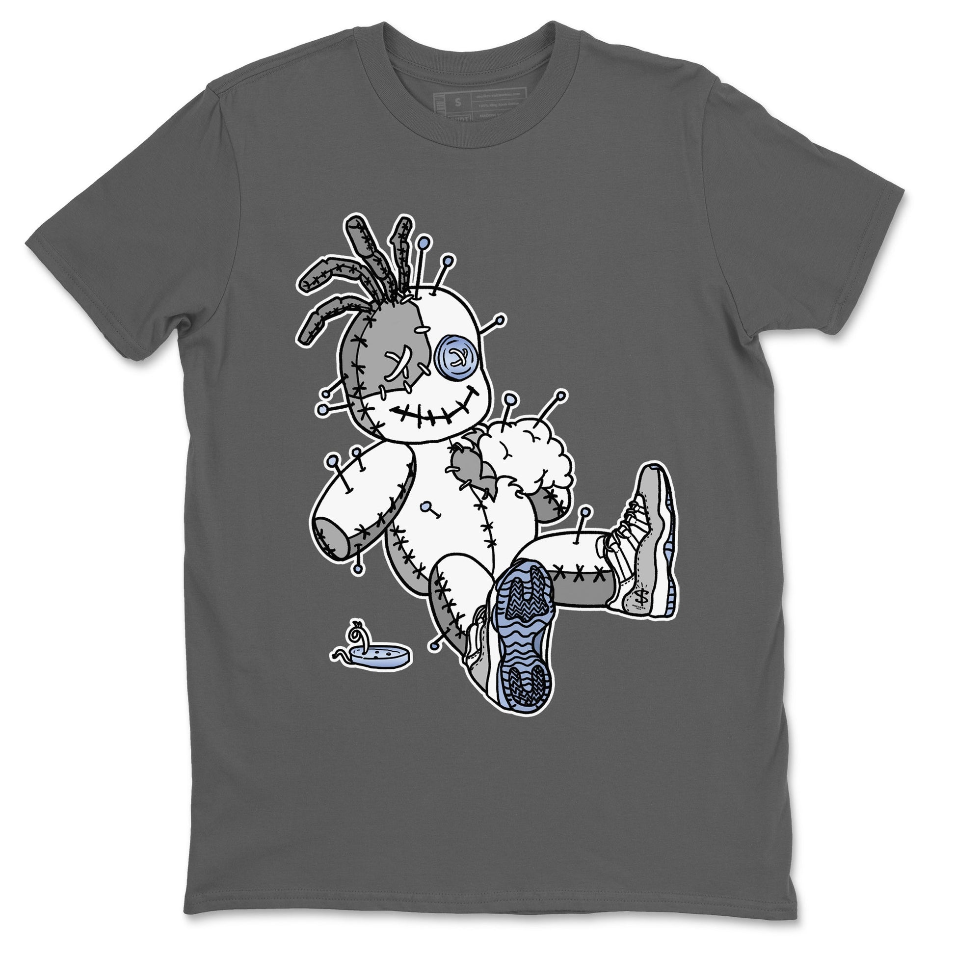 Air Jordan 11 White Cement unique Halloween sneaker tee Voodoo Doll Sneaker Tees Jordan 11 Retro White Cement Sneaker Release Tees Unisex Shirts Cool Grey 2