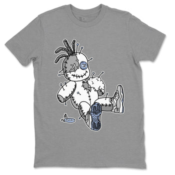 Air Jordan 11 White Cement unique Halloween sneaker tee Voodoo Doll Sneaker Tees Jordan 11 Retro White Cement Sneaker Release Tees Unisex Shirts Heather Grey 2