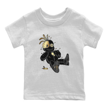 Jordan 12 Black Taxi unique Halloween sneaker tee Voodoo Doll Sneaker Tees Jordan 12 Black Taxi Sneaker Release Tees Kids Shirts