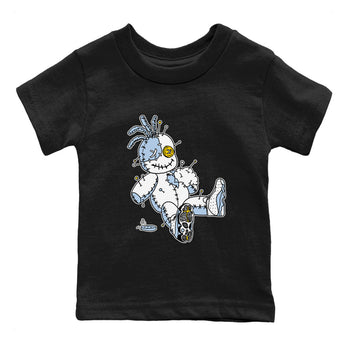 13s Blue Grey shirt to match jordans Voodoo Doll sneaker tees Air Jordan 13 Retro Blue Grey SNRT sneaker release tees baby toddler Black 2 cotton Shirt
