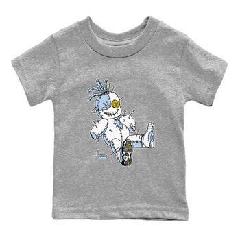 13s Blue Grey shirt to match jordans Voodoo Doll sneaker tees Air Jordan 13 Retro Blue Grey SNRT sneaker release tees baby toddler Heather Grey 2 cotton Shirt