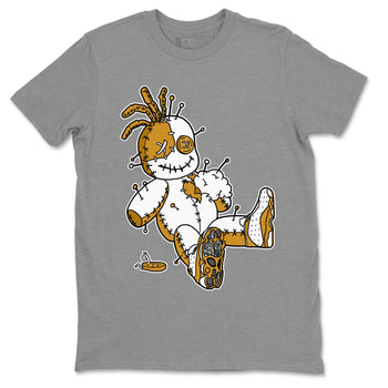 Jordan Retro 13 Wheat Sneaker Matching Tee Voodoo Doll Sneaker Tees 13 Wheat Sneaker T-Shirt Unisex Shirts Heather Grey 2