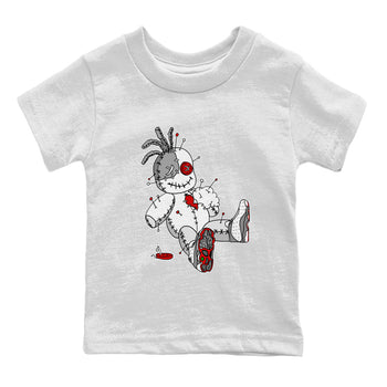 Air Jordan 13 Wolf Grey unique Halloween sneaker tee Voodoo Doll Sneaker Tees Air Jordan 13 Retro Wolf Grey T-Shirt Kids Shirts White 2
