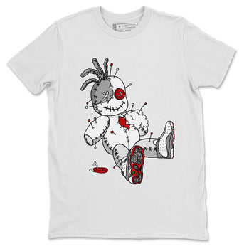 Air Jordan 13 Wolf Grey unique Halloween sneaker tee Voodoo Doll Sneaker Tees Air Jordan 13 Retro Wolf Grey T-Shirt Unisex Shirts White 2