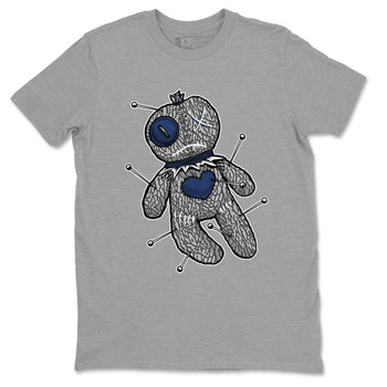 AJ3 Midnight Navy shirt to match jordans Voodoo Doll sneaker tees 3s Midnight Navy SNRT sneaker release Tees unisex cotton Heather Grey 2 crew neck shirt