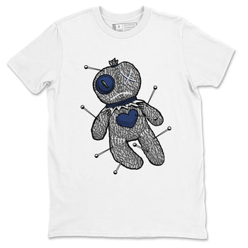 AJ3 Midnight Navy shirt to match jordans Voodoo Doll sneaker tees 3s Midnight Navy SNRT sneaker release Tees unisex cotton White 2 crew neck shirt