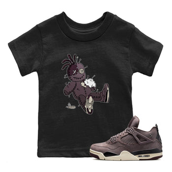 Jordan 4 A Ma Maniere unique Halloween sneaker tee Voodoo Doll Sneaker Tees Jordan 4 A Ma Maniere Sneaker Release Tees Kids Shirts