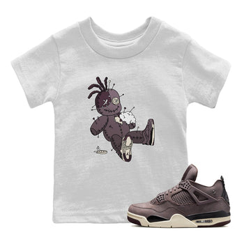 Jordan 4 A Ma Maniere unique Halloween sneaker tee Voodoo Doll Sneaker Tees Jordan 4 A Ma Maniere Sneaker Release Tees Kids Shirts