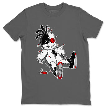 AJ4 Retro Bred Reimagined shirt to match jordans Voodoo Doll sneaker tees Air Jordan 4 Retro Bred Reimagined SNRT sneaker release Tees unisex cotton Cool Grey 2 crew neck shirt