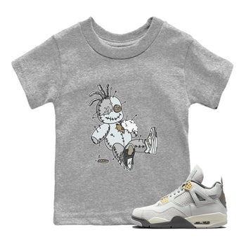 Jordan 4 Craft unique Halloween sneaker tee Voodoo Doll Sneaker Tees Jordan 4 Craft Sneaker Release Tees Kids Shirts