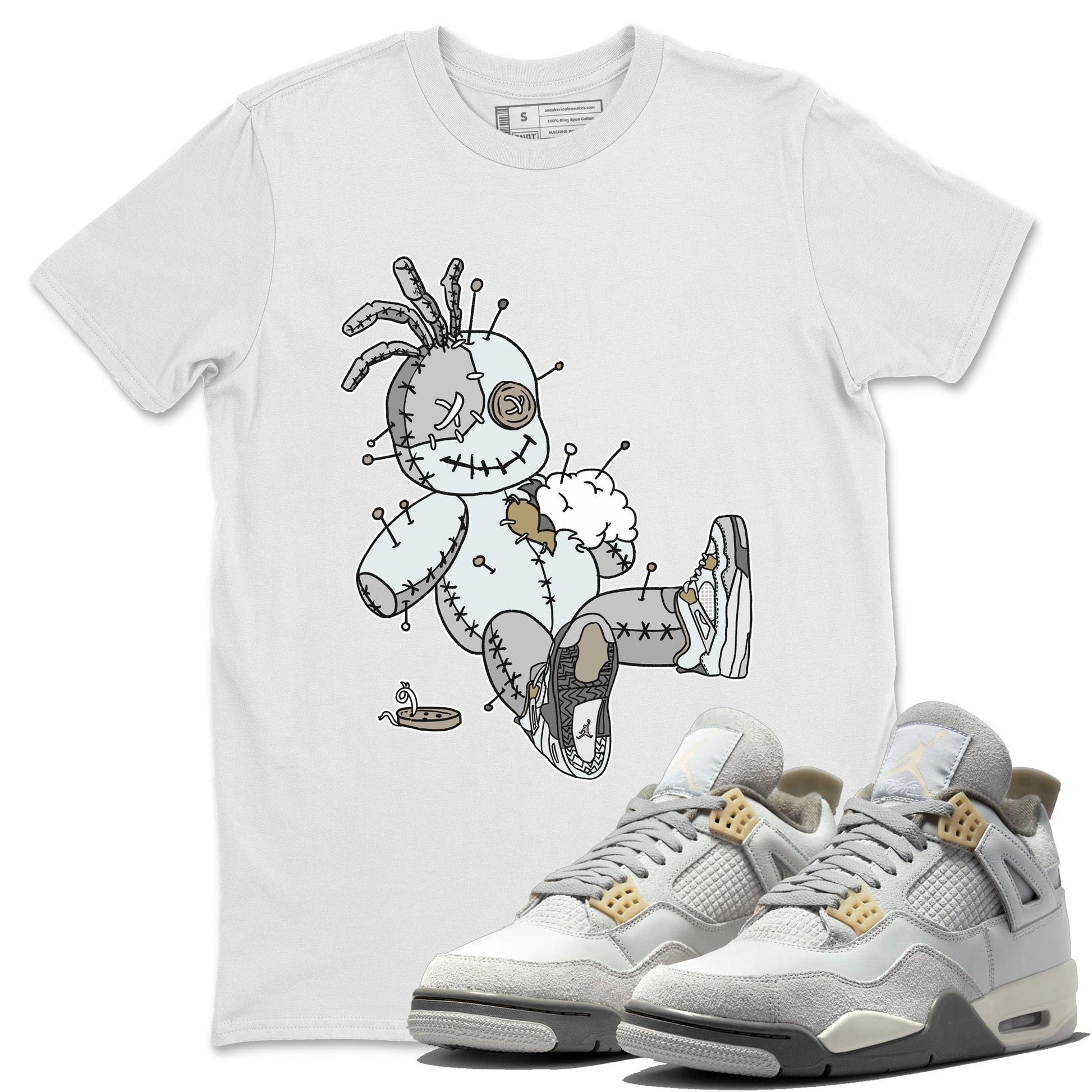 Jordan 4 Craft unique Halloween sneaker tee Voodoo Doll Sneaker Tees Jordan 4 Craft Sneaker Release Tees Unisex Shirts