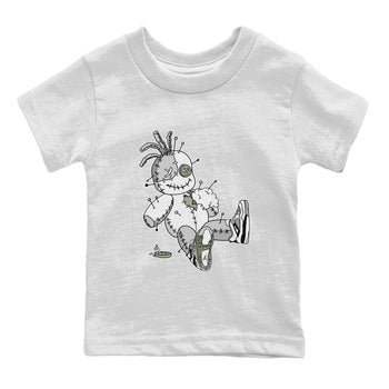 Jordan 4 Seafoam unique Halloween sneaker tee Voodoo Doll Sneaker Tees Jordan 4 Seafoam Sneaker Release Tees Kids Shirts