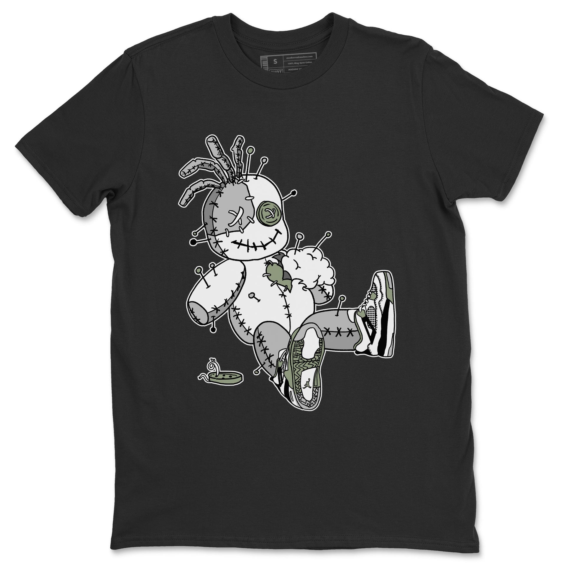 Jordan 4 Seafoam unique Halloween sneaker tee Voodoo Doll Sneaker Tees Jordan 4 Seafoam Sneaker Release Tees Unisex Shirts