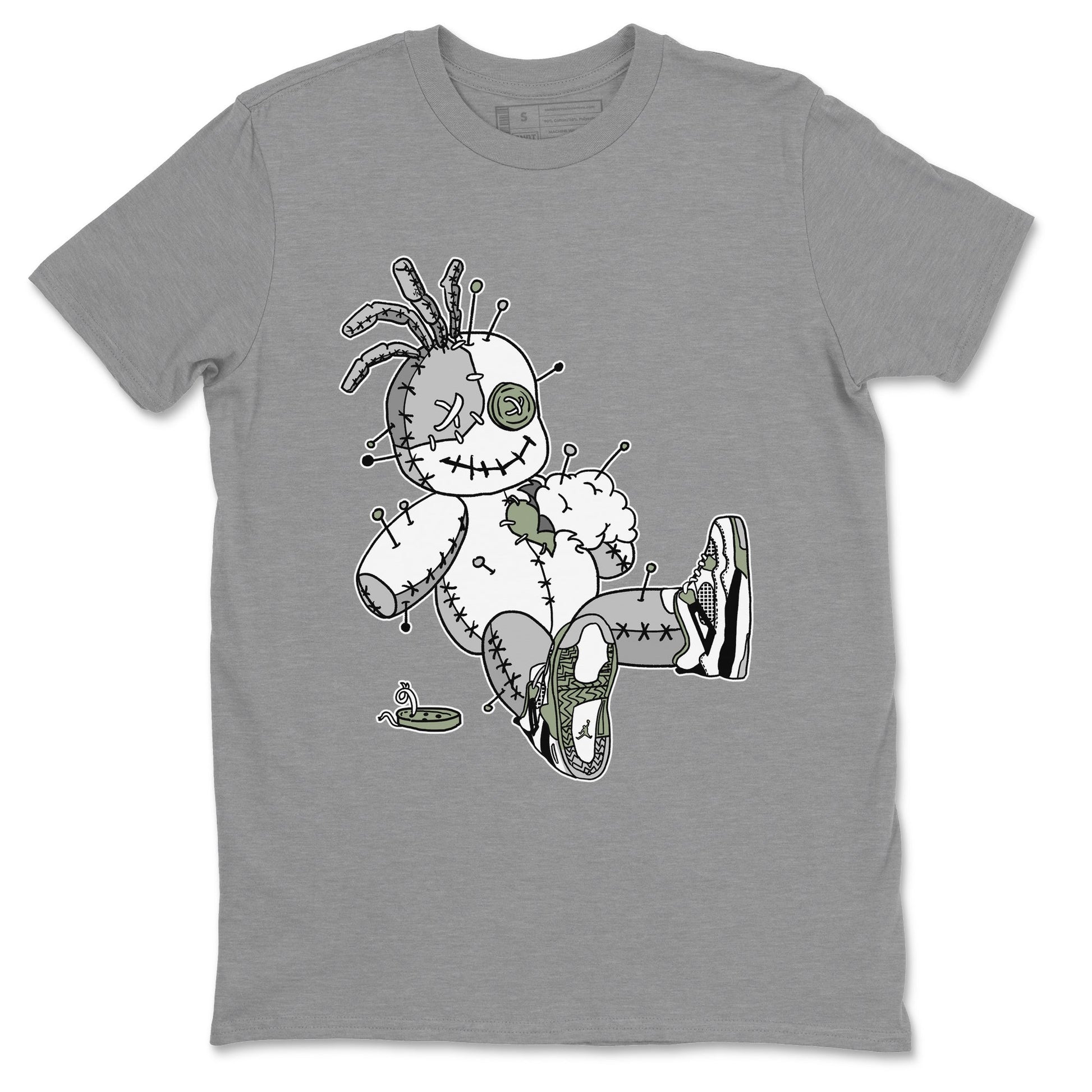 Jordan 4 Seafoam unique Halloween sneaker tee Voodoo Doll Sneaker Tees Jordan 4 Seafoam Sneaker Release Tees Unisex Shirts