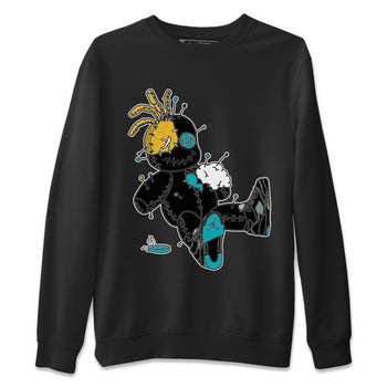Jordan 5 Aqua unique Halloween sneaker tee Voodoo Doll Sneaker Tees Jordan 5 Aqua Sneaker Release Tees Unisex Shirts