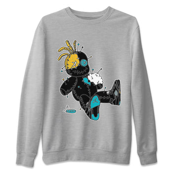 Jordan 5 Aqua unique Halloween sneaker tee Voodoo Doll Sneaker Tees Jordan 5 Aqua Sneaker Release Tees Unisex Shirts