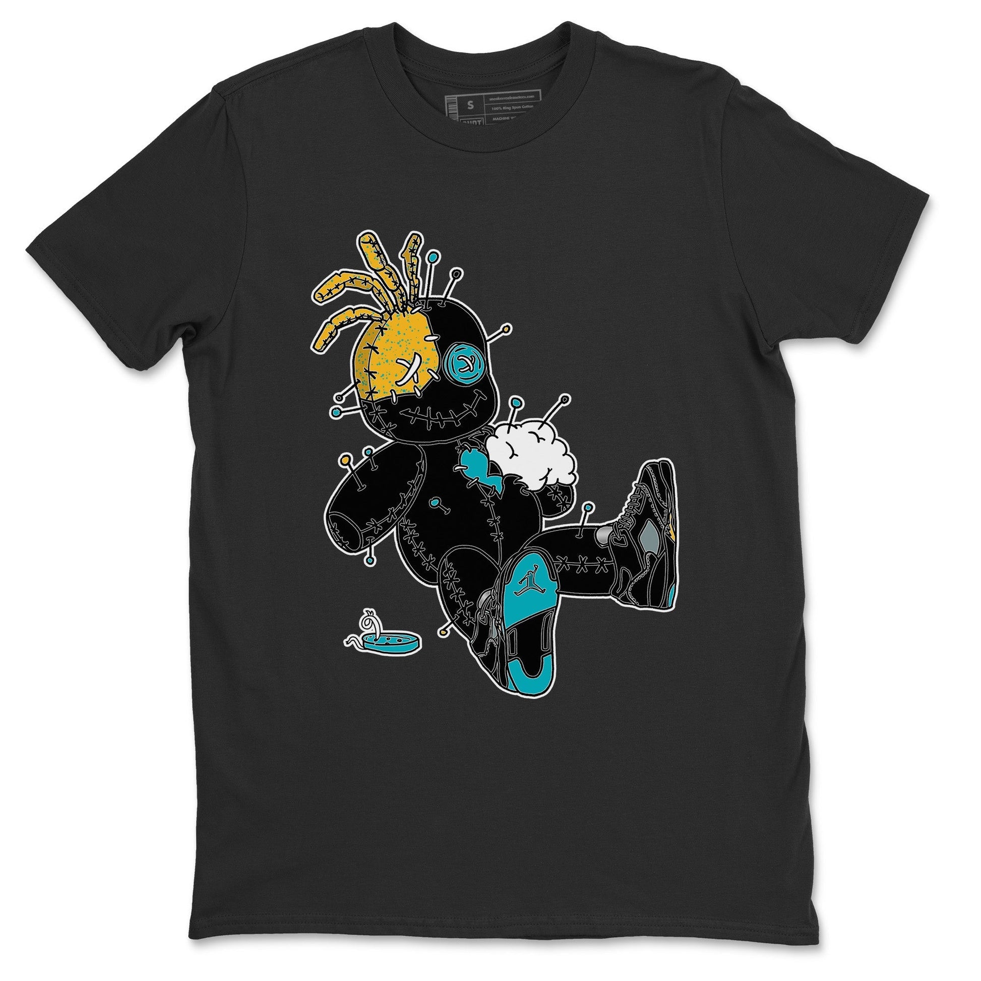 Jordan 5 Aqua unique Halloween sneaker tee Voodoo Doll Sneaker Tees Jordan 5 Aqua Sneaker Release Tees Unisex Shirts