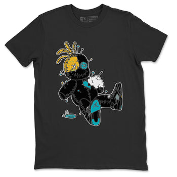 Jordan 5 Aqua unique Halloween sneaker tee Voodoo Doll Sneaker Tees Jordan 5 Aqua Sneaker Release Tees Unisex Shirts