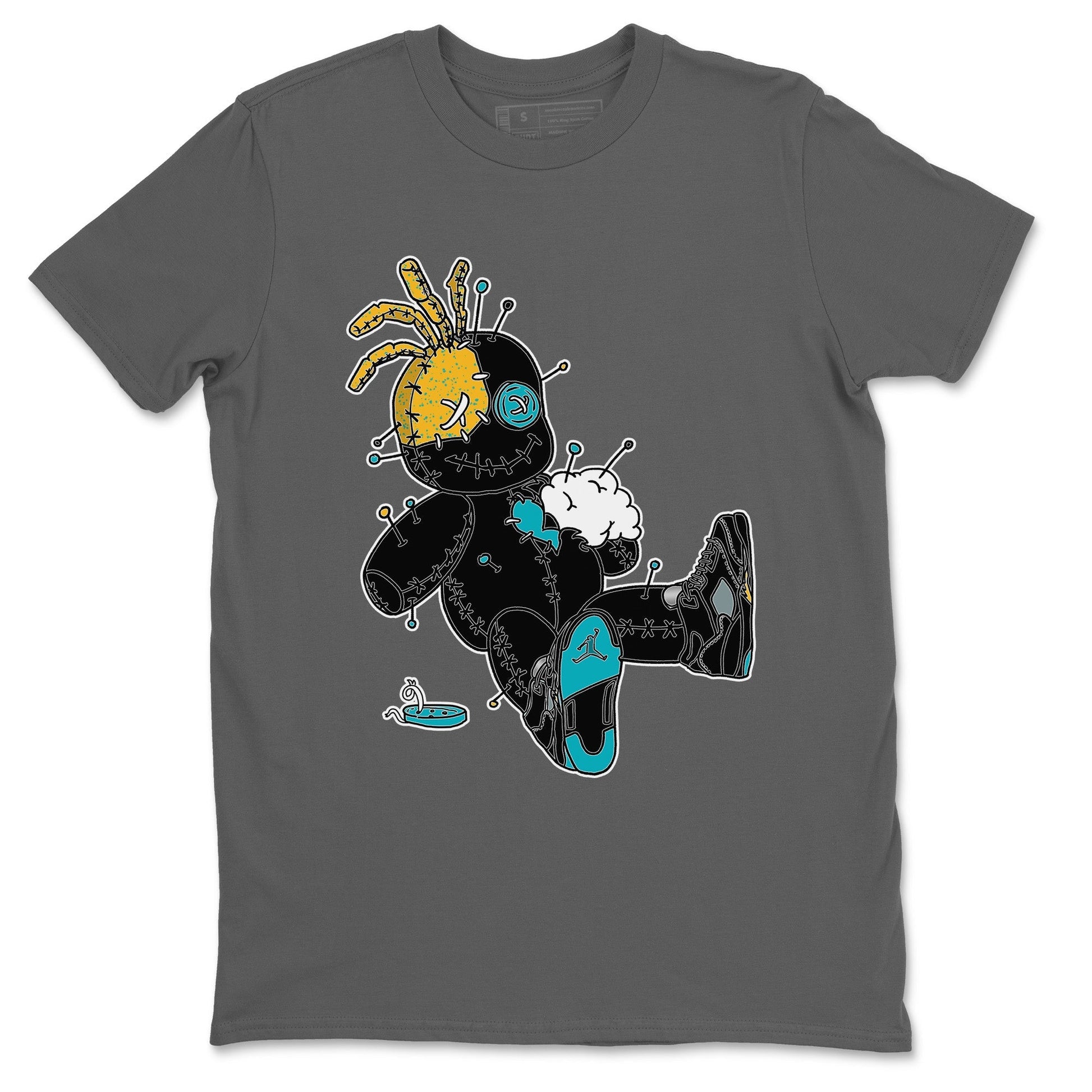 Jordan 5 Aqua unique Halloween sneaker tee Voodoo Doll Sneaker Tees Jordan 5 Aqua Sneaker Release Tees Unisex Shirts
