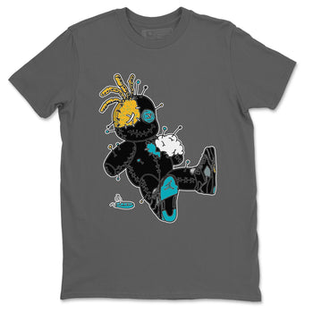 Jordan 5 Aqua unique Halloween sneaker tee Voodoo Doll Sneaker Tees Jordan 5 Aqua Sneaker Release Tees Unisex Shirts
