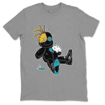 Jordan 5 Aqua unique Halloween sneaker tee Voodoo Doll Sneaker Tees Jordan 5 Aqua Sneaker Release Tees Unisex Shirts