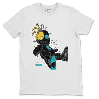 Jordan 5 Aqua unique Halloween sneaker tee Voodoo Doll Sneaker Tees Jordan 5 Aqua Sneaker Release Tees Unisex Shirts