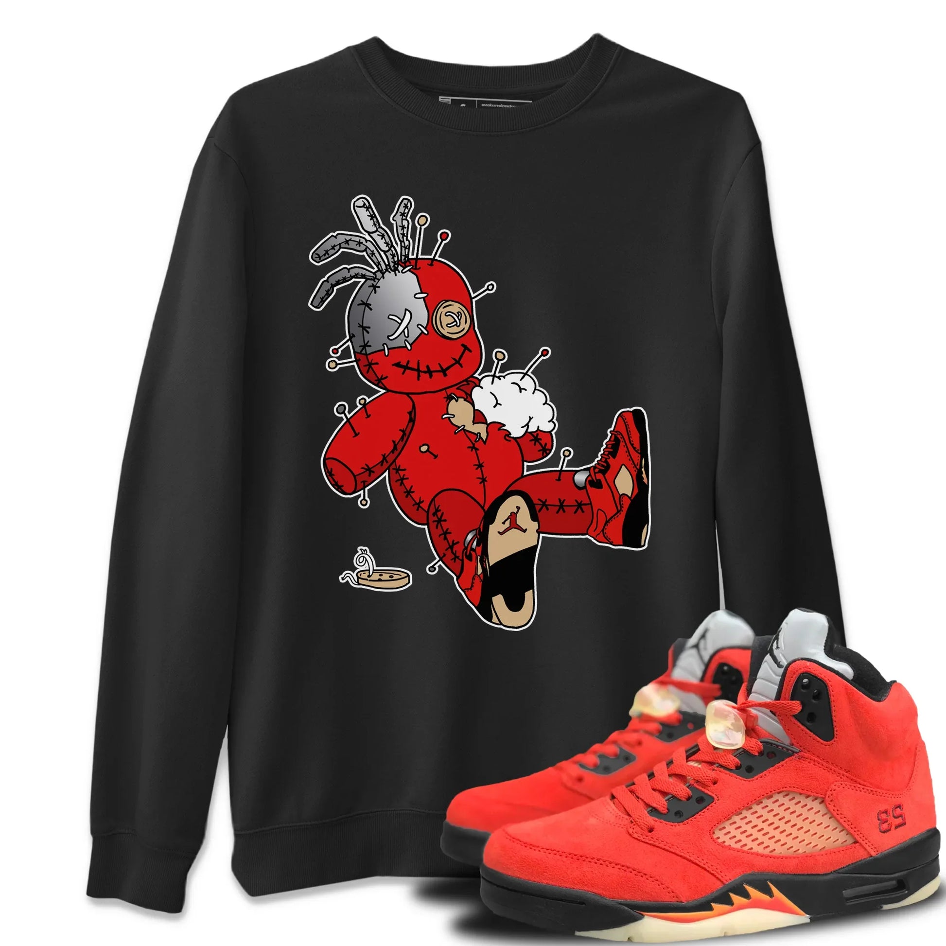 Jordan 5 Mars For Her unique Halloween sneaker tee Voodoo Doll Sneaker Tees Jordan 5 Mars For Her Sneaker Release Tees Unisex Shirts
