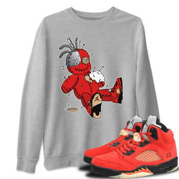 Jordan 5 Mars For Her unique Halloween sneaker tee Voodoo Doll Sneaker Tees Jordan 5 Mars For Her Sneaker Release Tees Unisex Shirts