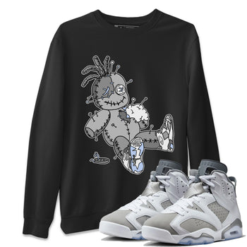 Jordan 6 Cool Grey unique Halloween sneaker tee Voodoo Doll Sneaker Tees Jordan 6 Cool Grey Sneaker Release Tees Unisex Shirts