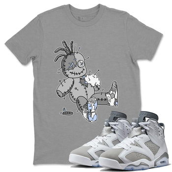 Jordan 6 Cool Grey unique Halloween sneaker tee Voodoo Doll Sneaker Tees Jordan 6 Cool Grey Sneaker Release Tees Unisex Shirts