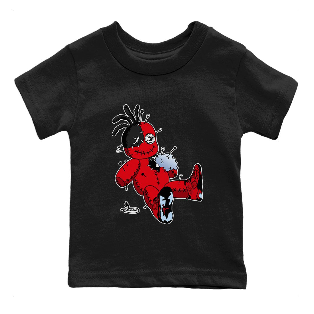 Air Jordan 6 Toro Bravo Voodoo Doll Baby and Kids Sneaker Tees Air Jordan 6 Toro Bravo Kids Sneaker Tees Washing and Care Tip