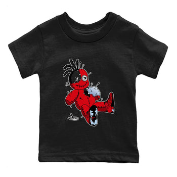 Air Jordan 6 Toro Bravo Voodoo Doll Baby and Kids Sneaker Tees Air Jordan 6 Toro Bravo Kids Sneaker Tees Washing and Care Tip