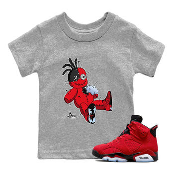 Air Jordan 6 Toro Bravo Voodoo Doll Baby and Kids Sneaker Tees Air Jordan 6 Toro Bravo Kids Sneaker Tees Size Chart