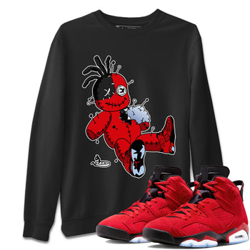 Air Jordan 6 Toro Bravo unique Halloween sneaker tee Voodoo Doll Sneaker Tees Air Jordan 6 Toro Tees Unisex Shirts Black 1