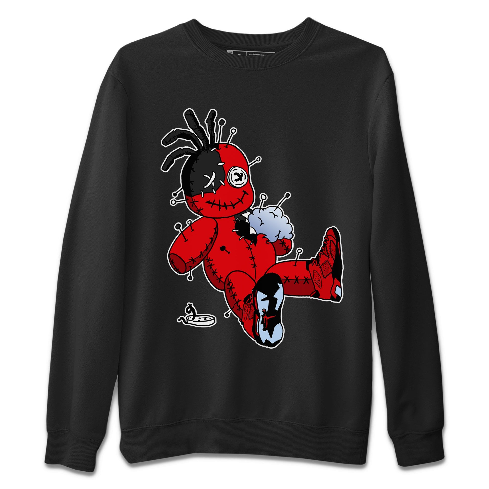 Air Jordan 6 Toro Bravo unique Halloween sneaker tee Voodoo Doll Sneaker Tees Air Jordan 6 Toro Tees Unisex Shirts Black 2