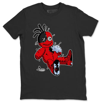 Air Jordan 6 Toro Bravo unique Halloween sneaker tee Voodoo Doll Sneaker Tees Air Jordan 6 Toro Tees Unisex Shirts Black 2
