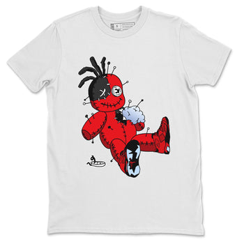 Air Jordan 6 Toro Bravo unique Halloween sneaker tee Voodoo Doll Sneaker Tees Air Jordan 6 Toro Tees Unisex Shirts White 2