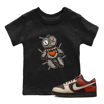 Nike Dunk Low Red Panda shirt to match jordans Voodoo Doll sneaker tees Dunk Red Panda SNRT Sneaker Release Tees Baby Toddler Black 1 T-Shirt
