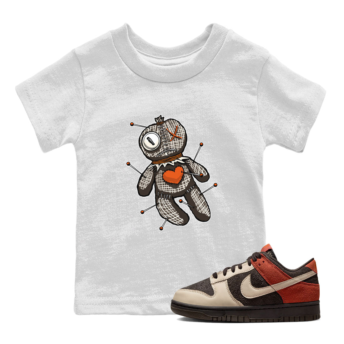 Nike Dunk Low Red Panda shirt to match jordans Voodoo Doll sneaker tees Dunk Red Panda SNRT Sneaker Release Tees Baby Toddler White 1 T-Shirt