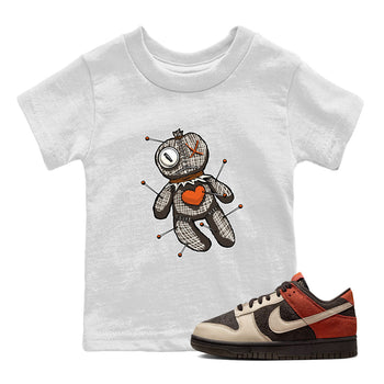 Nike Dunk Low Red Panda shirt to match jordans Voodoo Doll sneaker tees Dunk Red Panda SNRT Sneaker Release Tees Baby Toddler White 1 T-Shirt