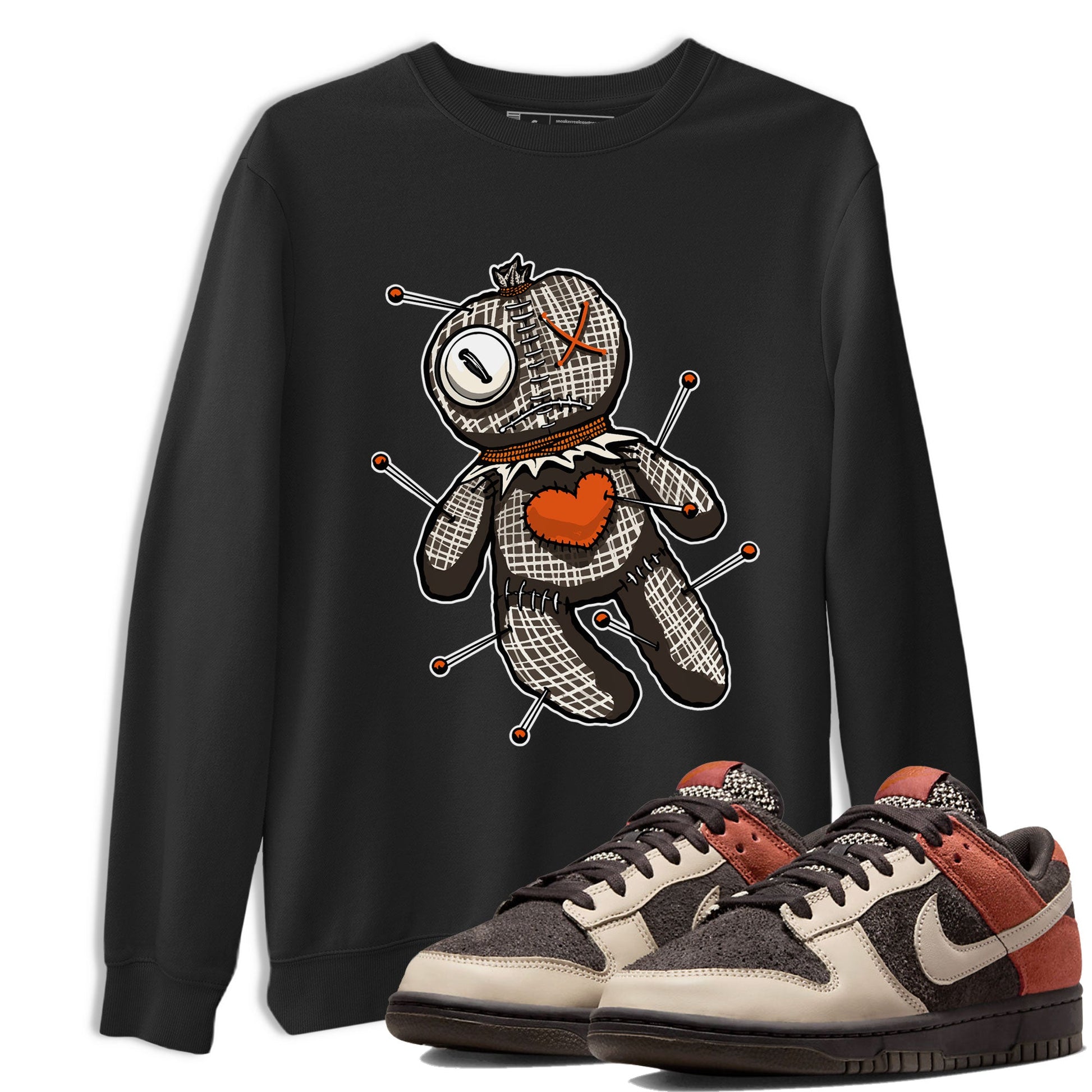 Nike Dunk Low Red Panda shirt to match jordans Voodoo Doll sneaker tees Dunk Red Panda SNRT Sneaker Release Tees Unisex Black 1 T-Shirt