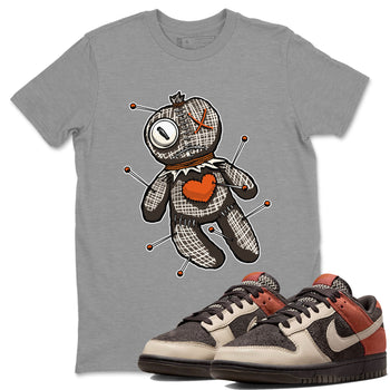 Nike Dunk Low Red Panda shirt to match jordans Voodoo Doll sneaker tees Dunk Red Panda SNRT Sneaker Release Tees Unisex Heather Grey 1 T-Shirt