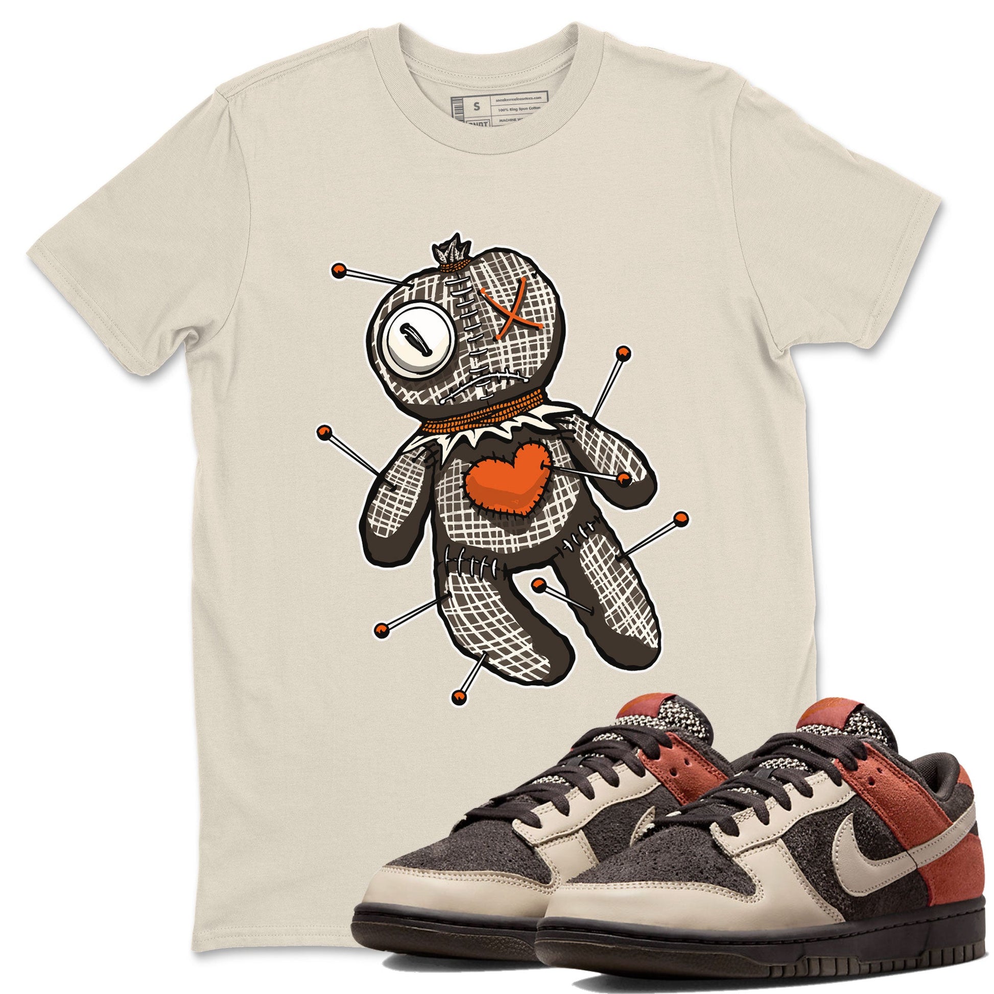 Nike Dunk Low Red Panda shirt to match jordans Voodoo Doll sneaker tees Dunk Red Panda SNRT Sneaker Release Tees Unisex Natural 1 T-Shirt