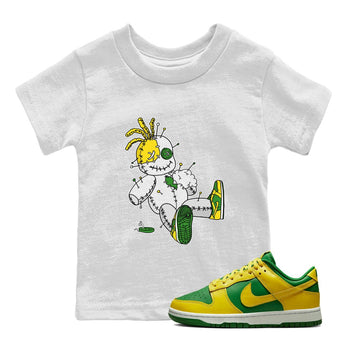 Dunk Reverse Brazil unique Halloween sneaker tee Voodoo Doll Sneaker Tees Dunk Reverse Brazil Sneaker Release Tees Kids Shirts