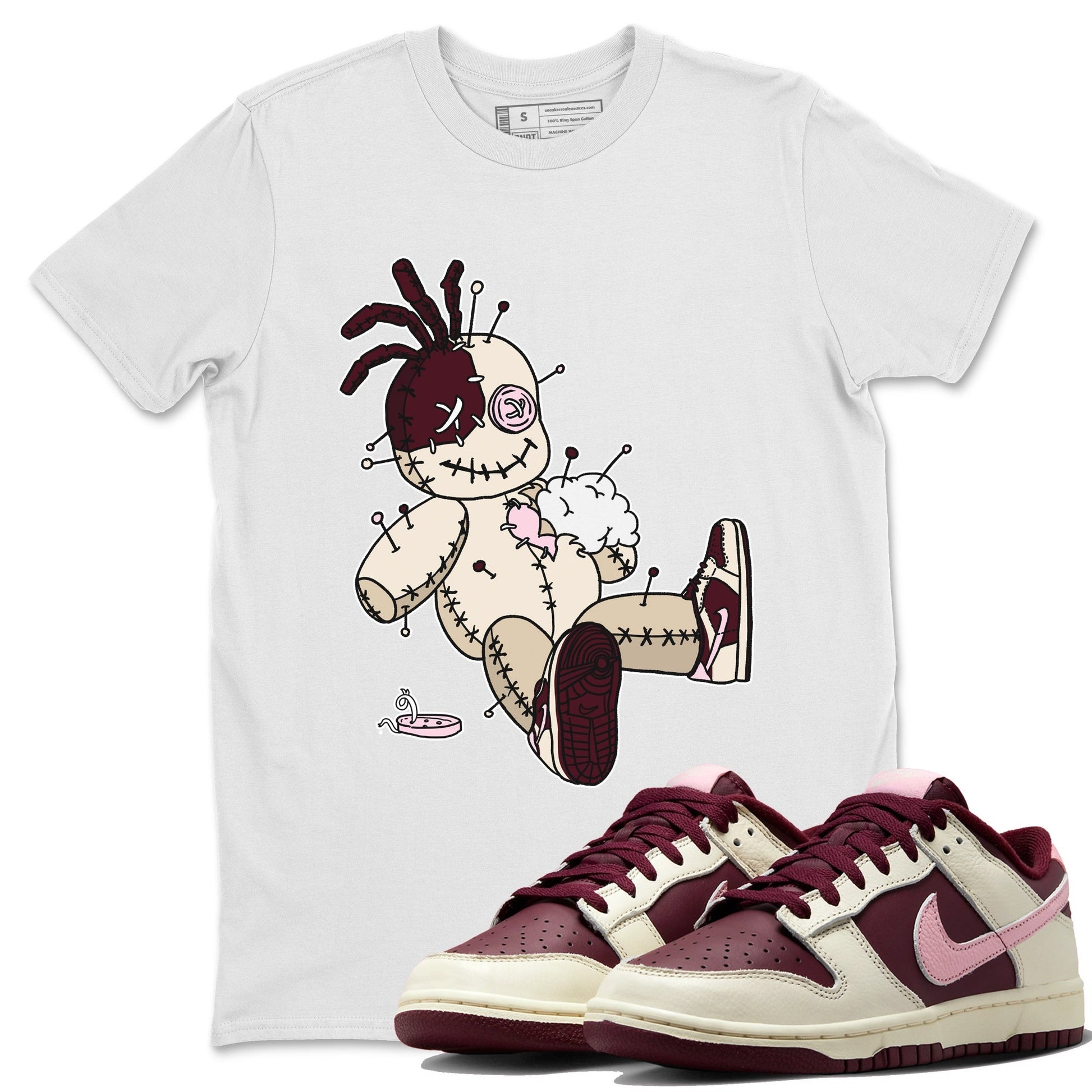 Dunk Valentines Day unique Halloween sneaker tee Voodoo Doll Sneaker Tees Nike Dunk Valentine's Day Sneaker SNRT Sneaker Tees Unisex Shirts