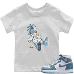 Jordan 1 Denim Sneaker Match Tees Voodoo Doll Sneaker Tees Jordan 1 Denim Sneaker Release Tees Kids Shirts