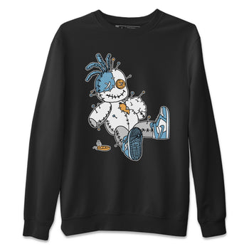 Jordan 1 Denim unique Halloween sneaker tee Voodoo Doll Sneaker Tees Jordan 1 Denim Sneaker Release Tees Unisex Shirts