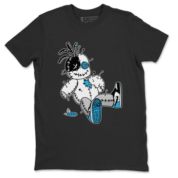 Jordan 1 Powder Blue unique Halloween sneaker tee Voodoo Doll Sneaker Tees Jordan 1 Powder Blue Sneaker Release Tees Unisex Shirts