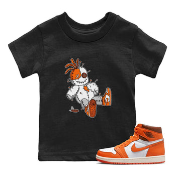 Jordan 1 Starfish unique Halloween sneaker tee Voodoo Doll Sneaker Tees Jordan 1 Starfish Sneaker Release Tees Kids Shirts