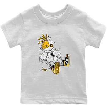 Jordan 1 Taxi unique Halloween sneaker tee Voodoo Doll Sneaker Tees Jordan 1 Taxi Sneaker Release Tees Kids Shirts